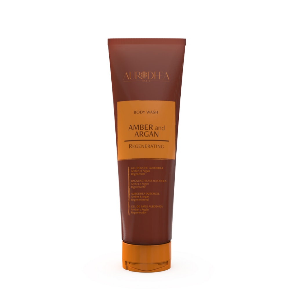 Regenerating Shower Gel - Amber and Argan - 250mL